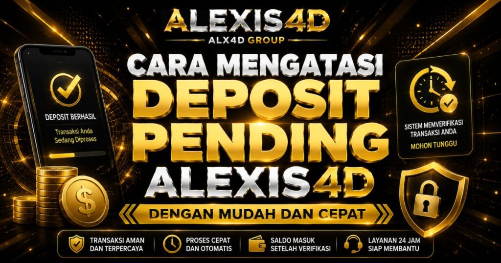 Cara mengatasi deposit pending di ALEXIS4D