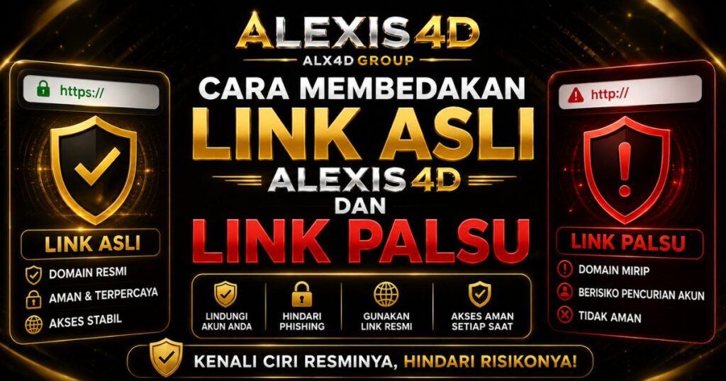 Cara membedakan link asli ALEXIS4D