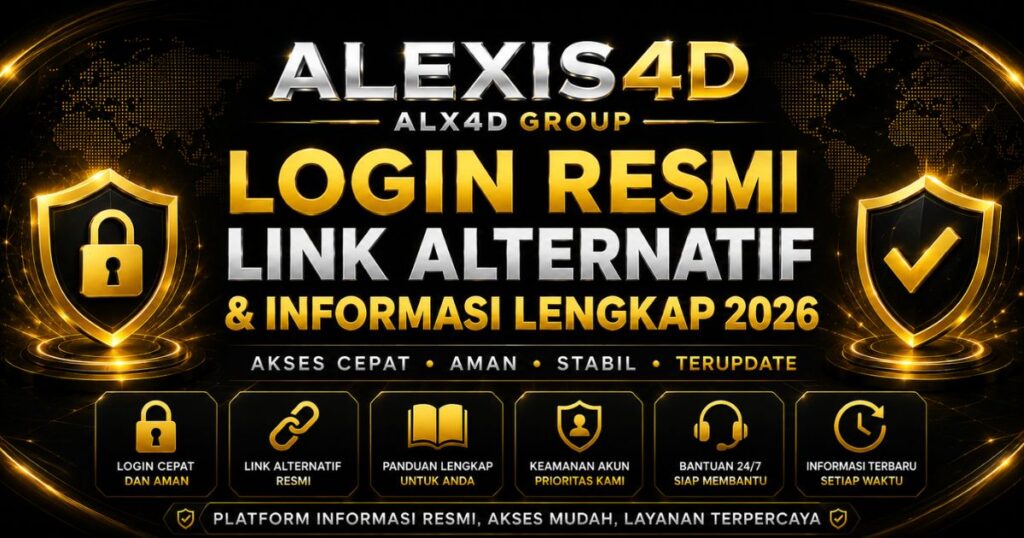 ALEXIS4D jalur login resmi dan informasi lengkap 2026