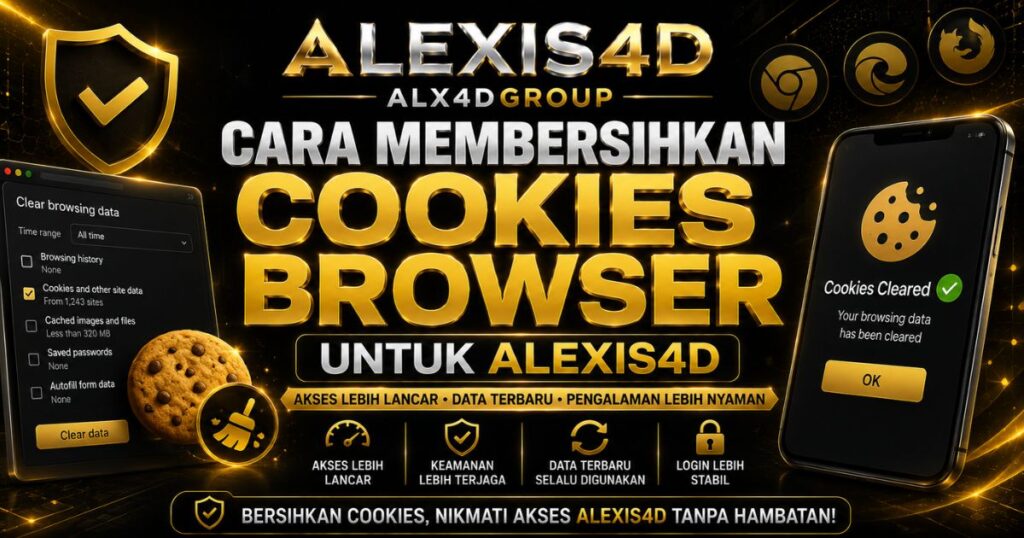 Cara membersihkan cookies browser untuk mengakses ALEXIS4D jadi lebih lancar