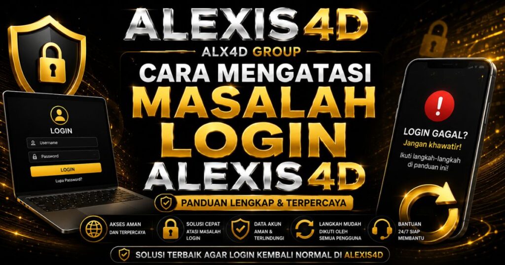 Cara mengatasi masalah login ALEXIS4D